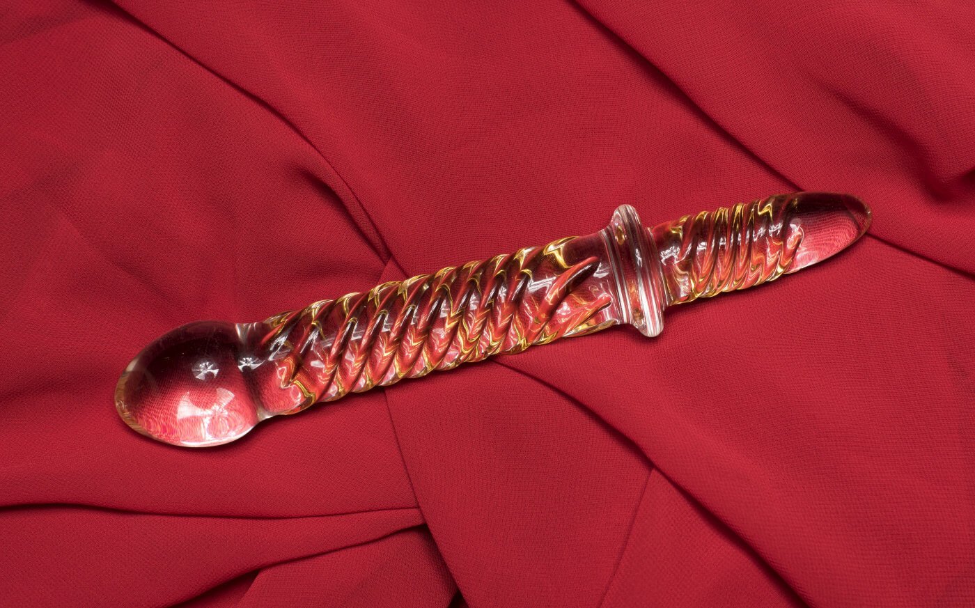 Der Glasdildo mit Analplug