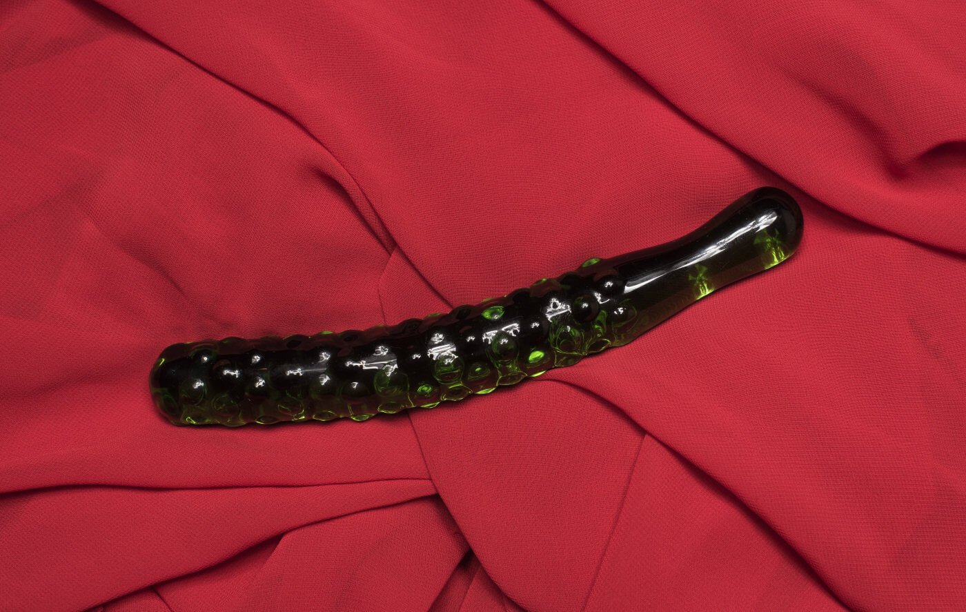 Der Glasdildo mit besonderer Oberfläche