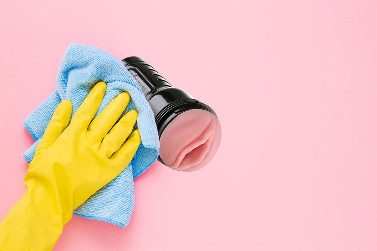 Die Taschenmuschi in drei Schritten richtig reinigen