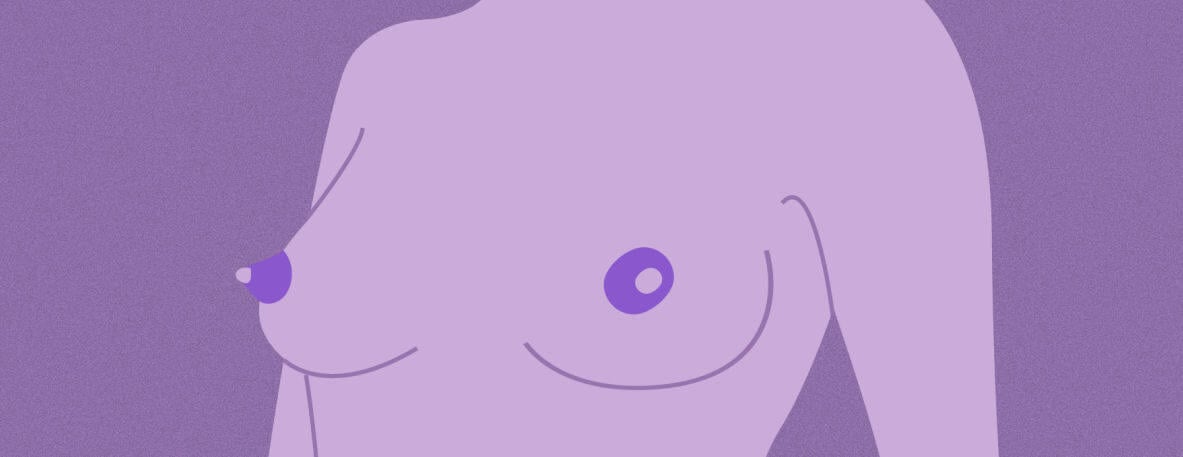 Die Spitzen Hervorstehende Nippel