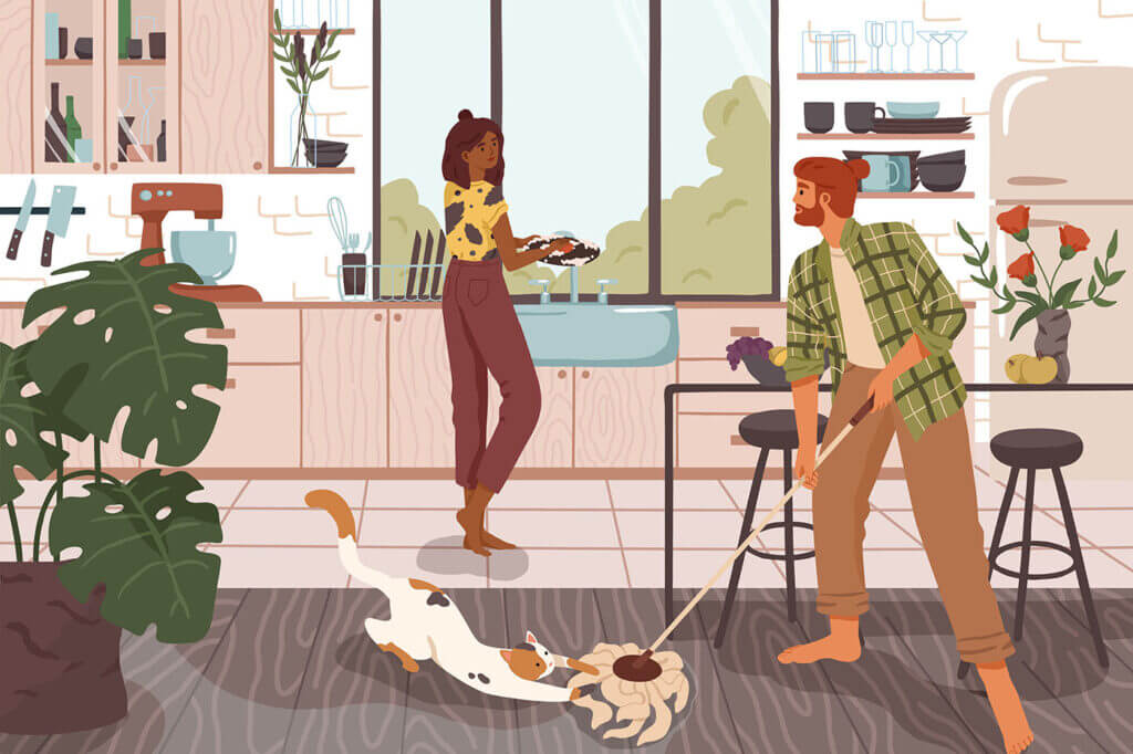 Hilfsbereitschaft-als-Sprache-der-Liebe-Illustration-Fraulila