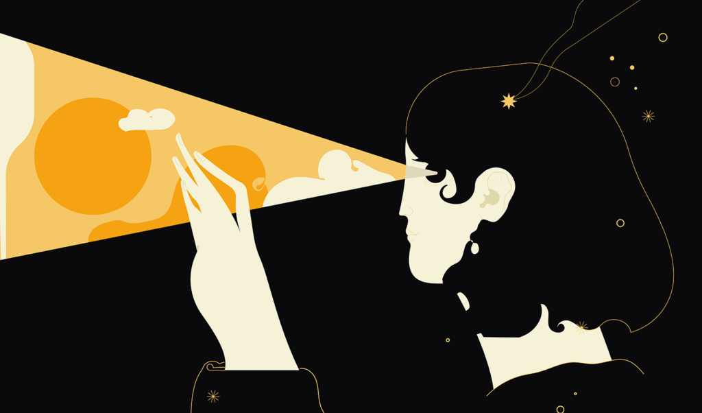 Was unsere nächtlichen Fantasien über unsere Beziehungen verraten - Konzept Illustratioj