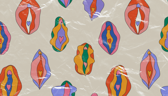 Mythos Jungfernhäutchen - Illustration mit Plastikfolie