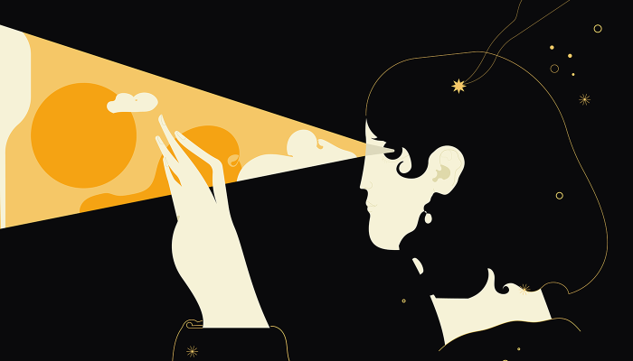 Was unsere nächtlichen Fantasien über unsere Beziehungen verraten - Konzept Illustratioj